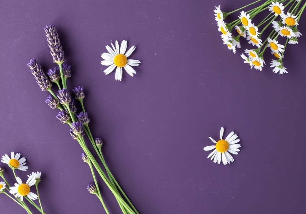 Lavender and chamomile — calming ingredients